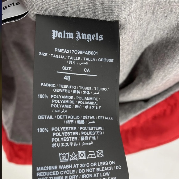 Palm Angels Men’s Red/Ivory Vest - Picture 3 of 4